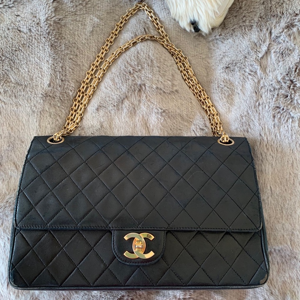 Chanel Vintage Double Flaps Bag